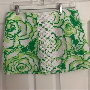 Lilly Pulitzer floral skirt